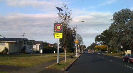 新西蘭可變限速標志