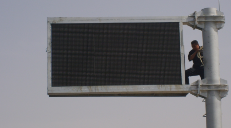 寧夏高速雙基色可變情報板